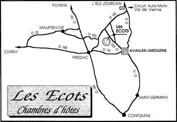 carte les Ecots carte les Ecots